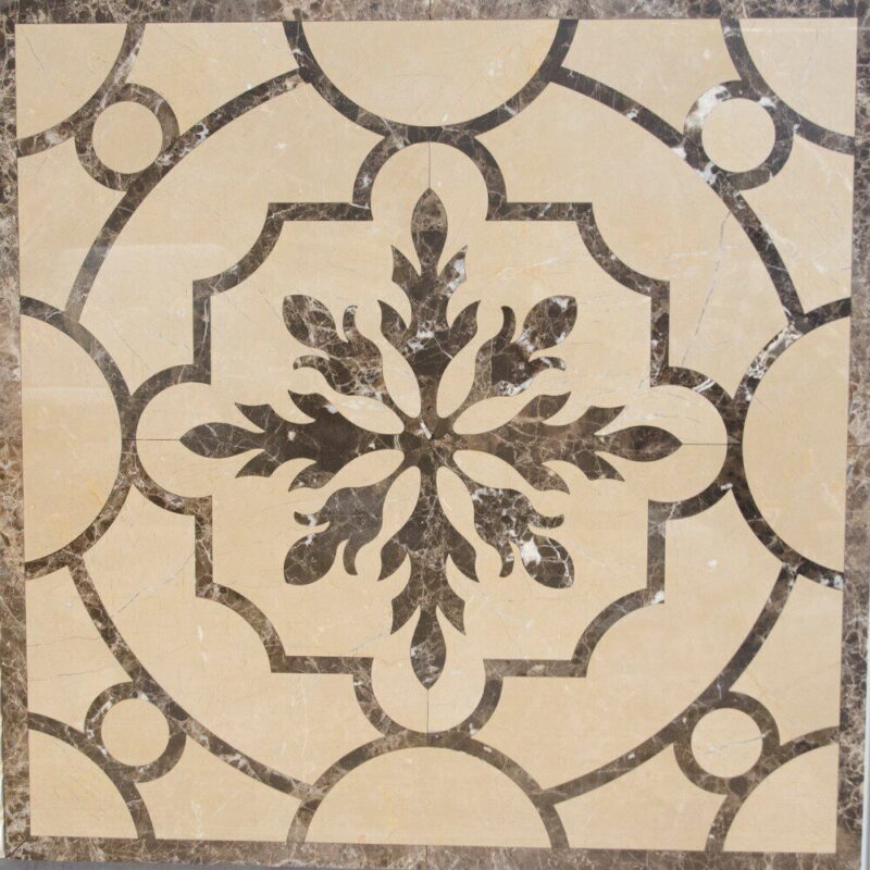 Marmura Stn 600 Medalion 90x90 2 Lustruit - imagine 2