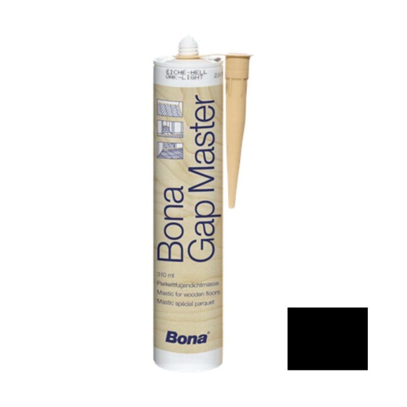 Chit parchet, negru, acrilic, rosturi parchet, Bona Gap Master, 310ml - imagine 2