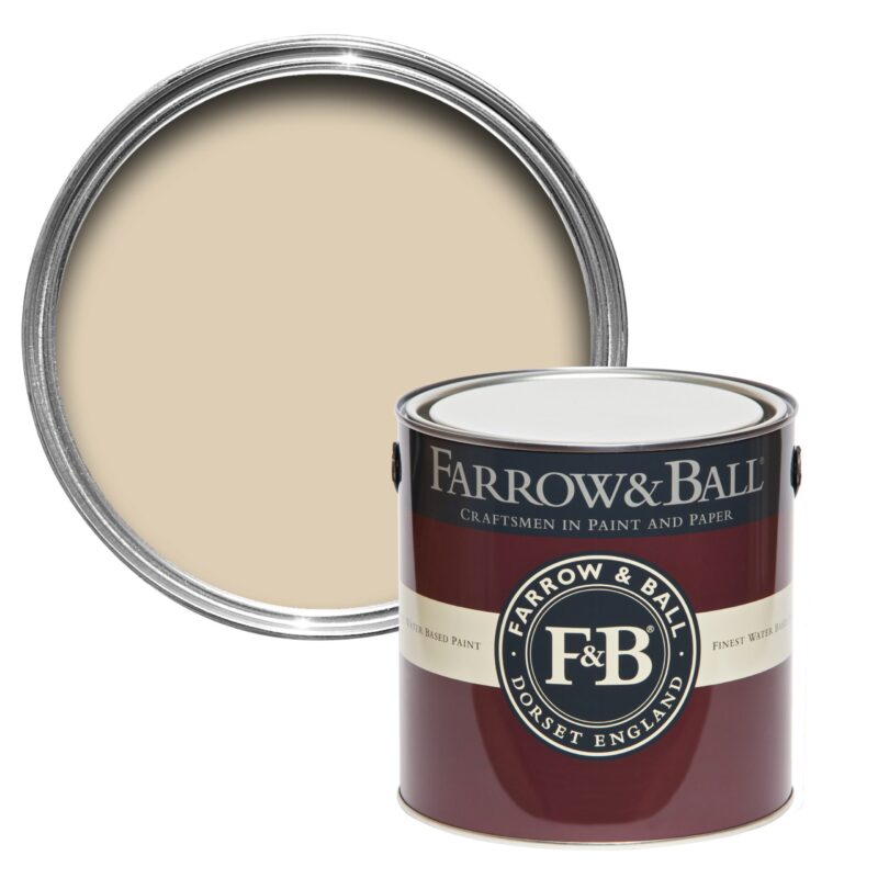 Vopsea crem mata 7 la suta luciu pentru interior Farrow and Ball Mostra Matchstick No. 2013 100 ml