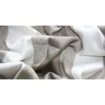 Material draperie Gardenia Cadiz, beige, poliester, dormitor, living, 140 cm