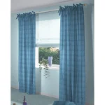 Material draperie Room Style Bastia 604 blue 100% PES latime 150 cm
