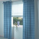 Material draperie Room Style Bastia 604 blue 100% PES latime 150 cm