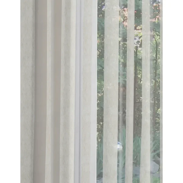 Perdea transparentă Gardenia, champagne, poliester, cameră zi, textil, 300 cm