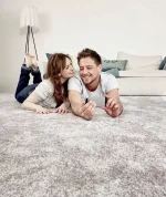 Mocheta gri argintie, dormitor living, Satino Romantica, Balta ITC