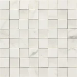 Mozaic Alb Lucios Marazzi Allmarble Altissimo Nat Lux 3D 30X30 cm MMPW