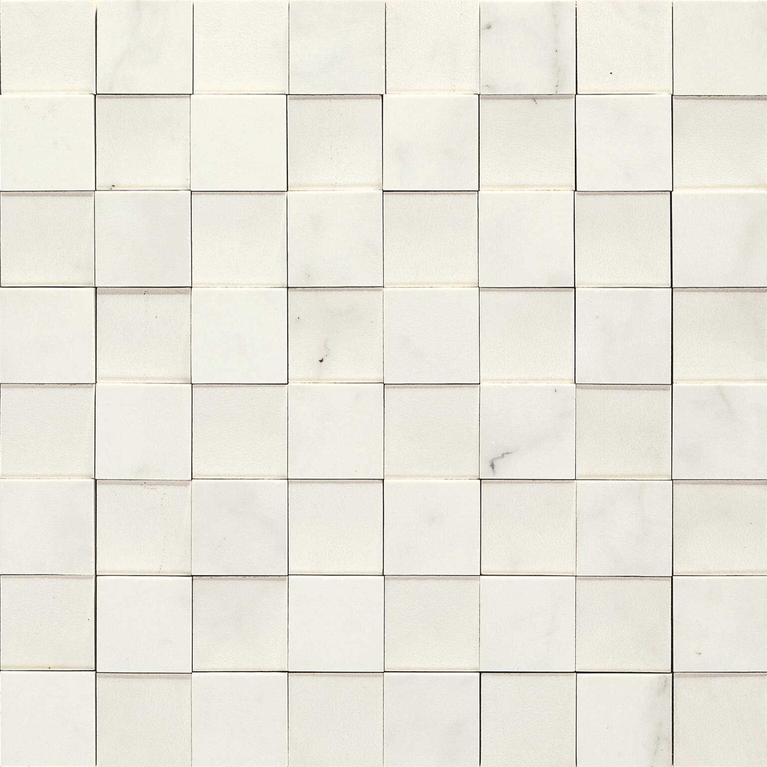 Mozaic Alb Lucios Marazzi Allmarble Statuario Nat Lux 3D 30X30 cm MMPU