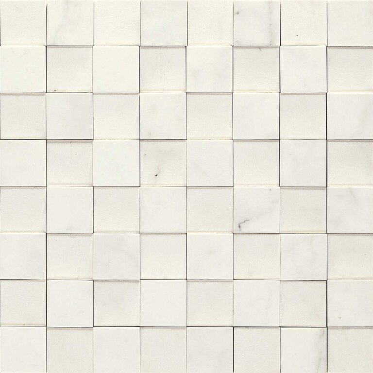 Mozaic Alb Lucios Marazzi Allmarble Statuario Nat Lux 3D 30X30 cm MMPU