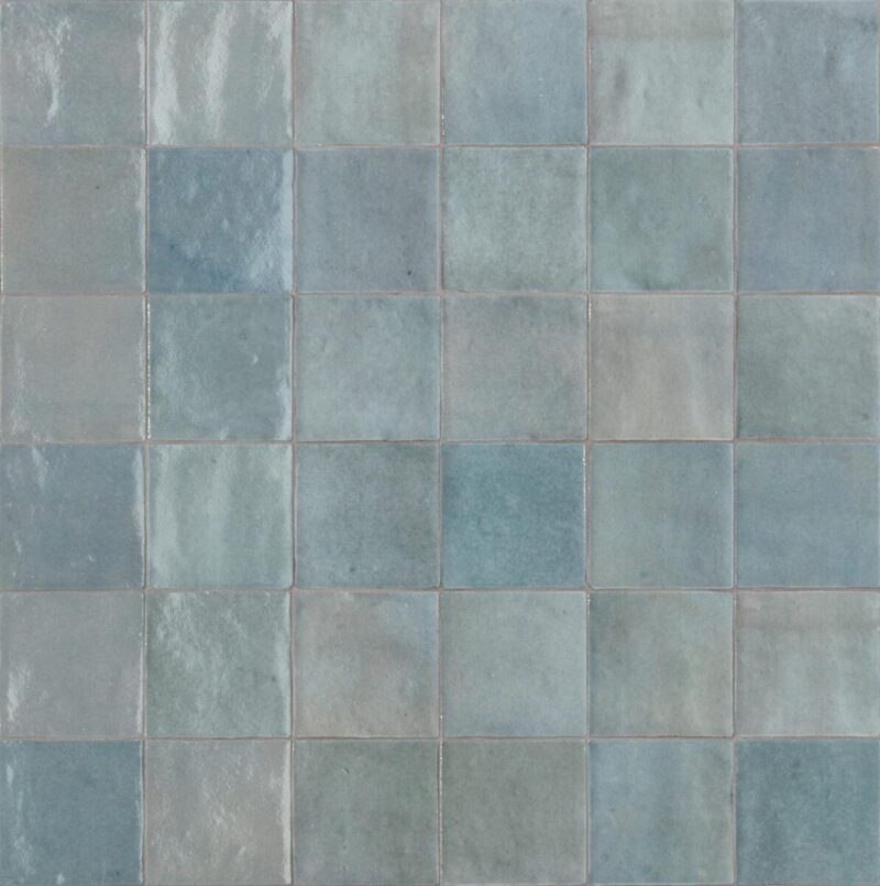 Mozaic Albastru Lucios Marazzi Zellige Cielo 10x10 cm M5P5 - imagine 2