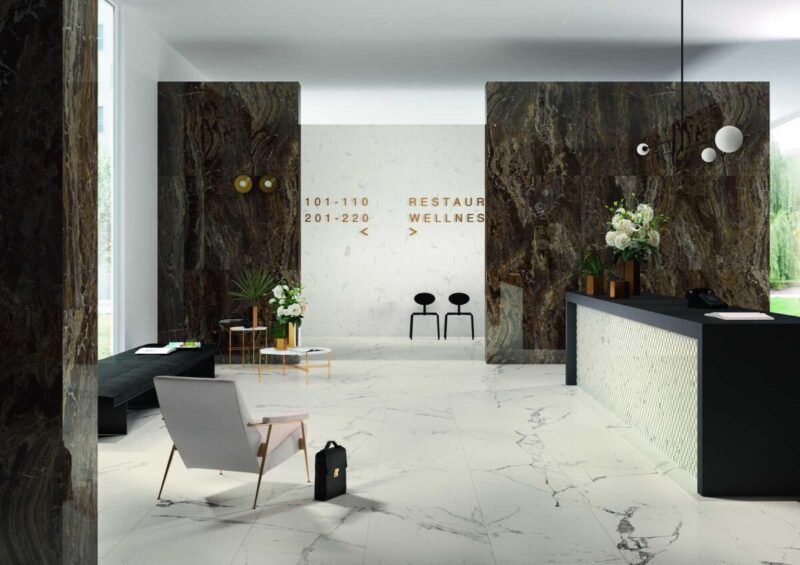 Mozaic Bej Lucios Marazzi Allmarble Lasa Nat Lux 3D 30X30 cm MMPT - imagine 3