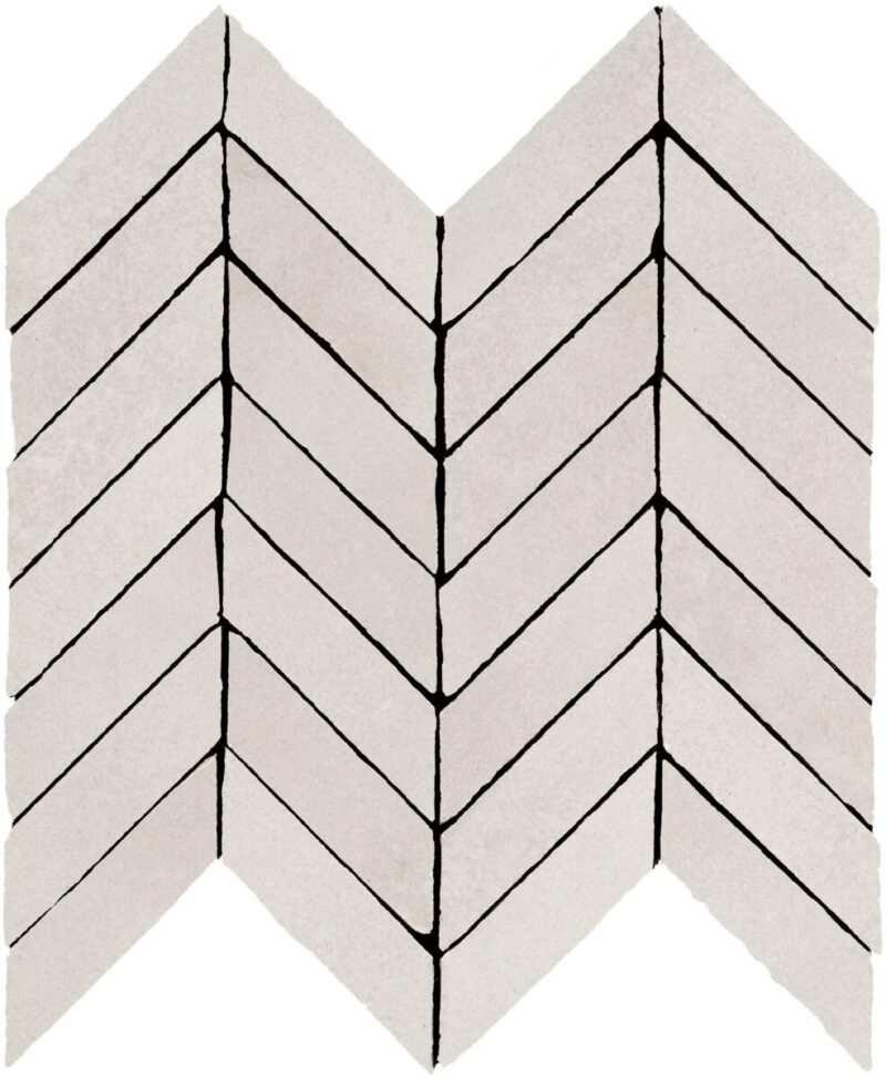 Mozaic Gri Mat Marazzi Alchimia Greige Spina 30X37 cm M3SA - imagine 2