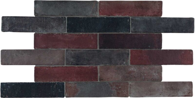 Mozaic Negru Mat Marazzi Terramix Nero 7x28 cm MMKW - imagine 2