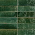 Placa ceramica Marazzi Lume Green 6X24 cm M6RQ