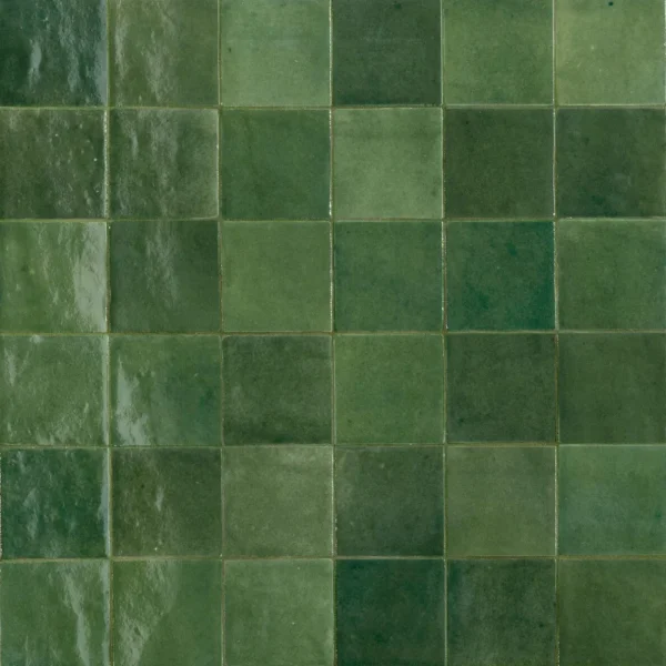 Mozaic verde lucios, Zellige, 10x10 cm, Marazzi, M5QS