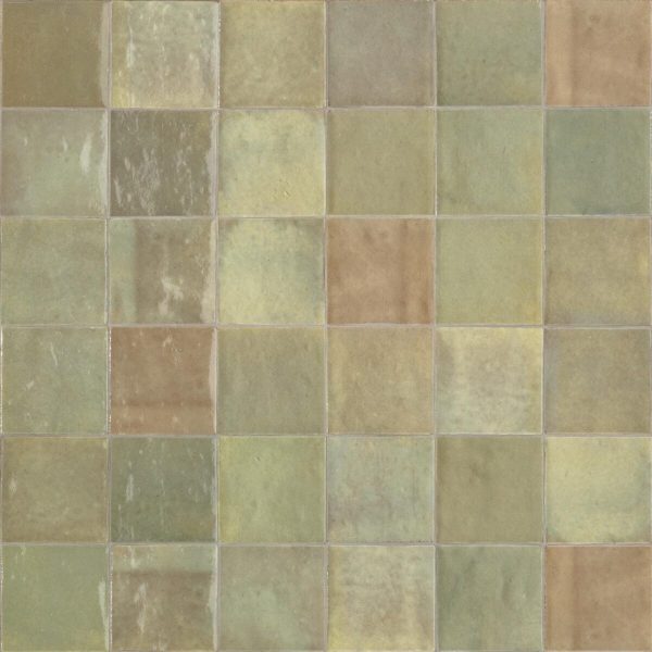 Placa ceramica, Zellige Salvia, 10x10 cm, Marazzi, M5P3