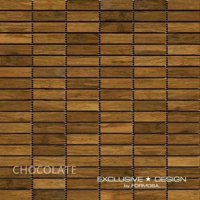 Mozaic bambus 48x14 mm chocolate, decor pereți, Midas