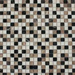 Mozaic piatra, interior exterior, maro negru, 8 mm, A-MST08-XX-012, Midas