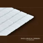 Mozaic sticla alb, lucios, 300x300x4 mm, A-MGL04-XX-013, Midas