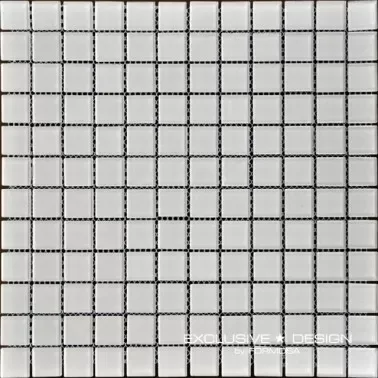 Mozaic sticla alb, lucios, 300x300x4 mm, A-MGL04-XX-013, Midas