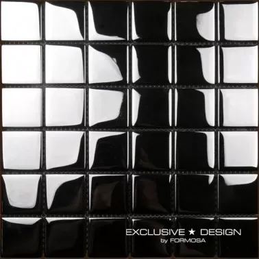 Mozaic sticla negru, 300x300x8 mm, A-MGL08-XX-012, Midas Exclusive Design