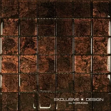 Mozaic sticla, maro-auriu, 300x300x8 mm A-MGL08-XX-027 Midas