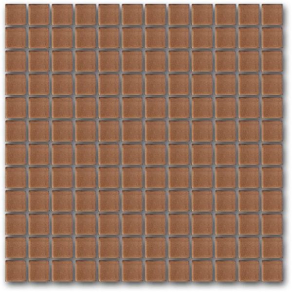 Mozaic sticlă maro, 300x300x8 mm, Midas