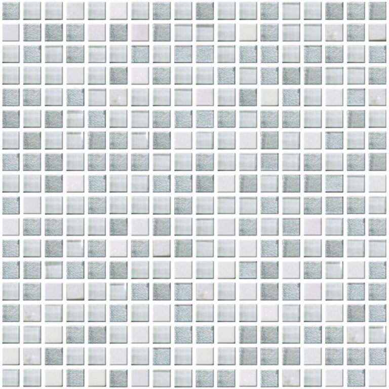 Mozaic sticla and piatra alb 300x300x8 mm A-MMX08-XX-008 Midas