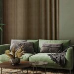 Panou riflaj decorativ Linea Slim 3 stejar negru Stegu  3x15x265 cm