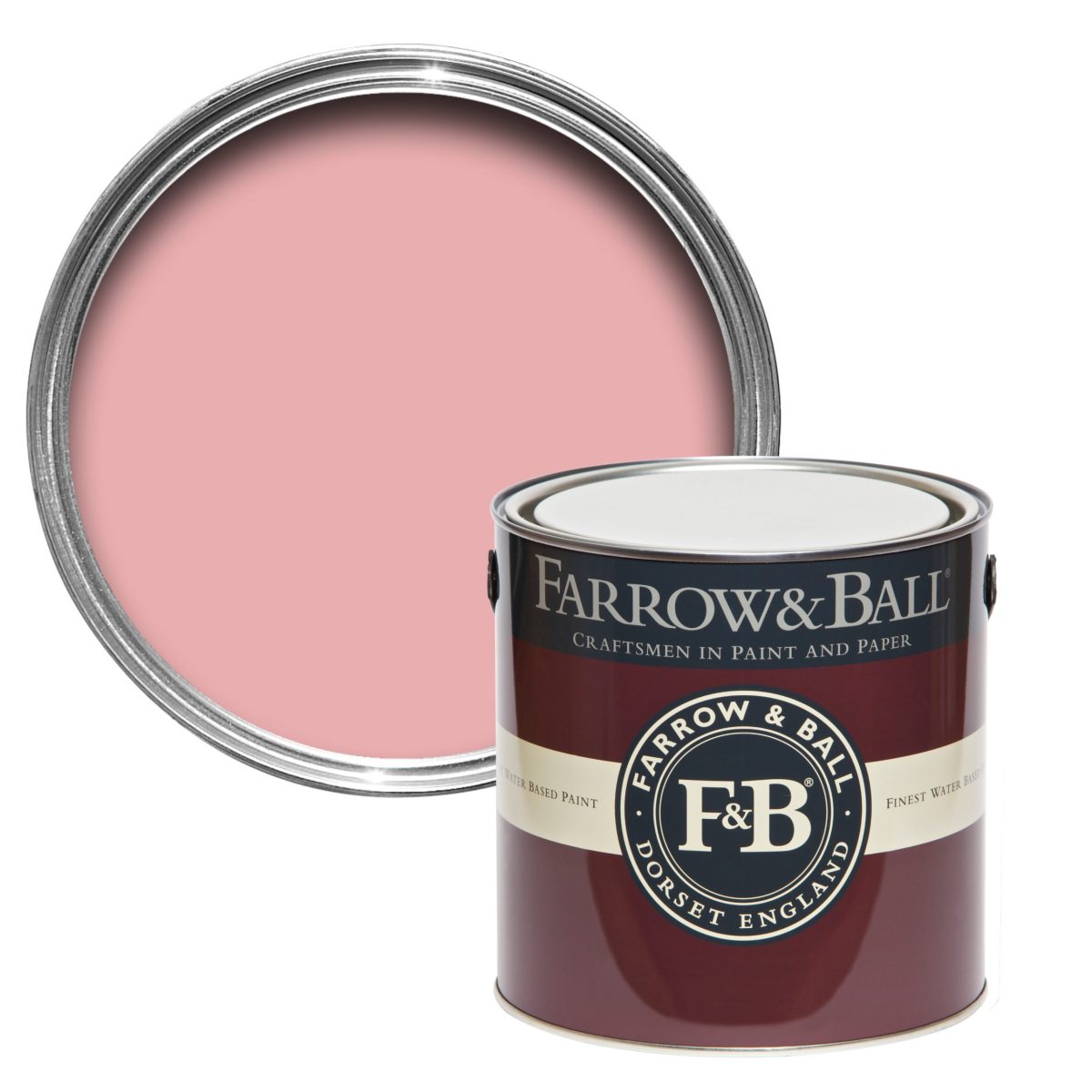 Vopsea roz mata 7 la suta luciu pentru interior Farrow and Ball Mostra Nancy's Blushes No. 278 100 ml