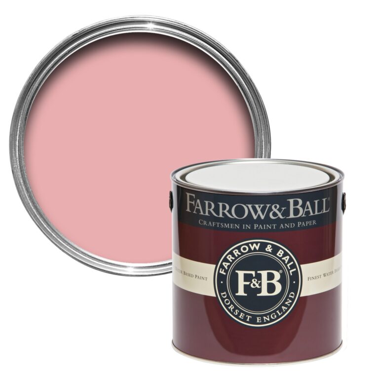 Vopsea roz mata 7 la suta luciu pentru interior Farrow and Ball Mostra Nancy's Blushes No. 278 100 ml