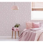 Tapet Arthouse Diamond Stars Blush Kids color Pink 1005 mm x 53 cm