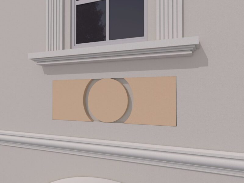 Ornament fatada FPADE01 1200x400x40 mm - imagine 4