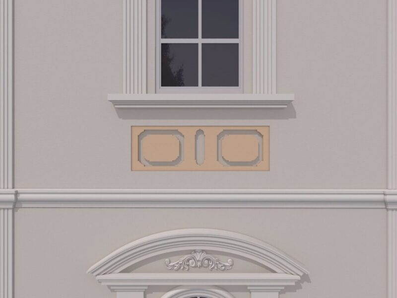 Ornament fatada FPADE02 1200x400x40 mm - imagine 3