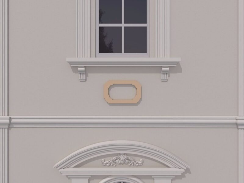 Ornament fatada FPADE03 500x320x40 mm - imagine 3