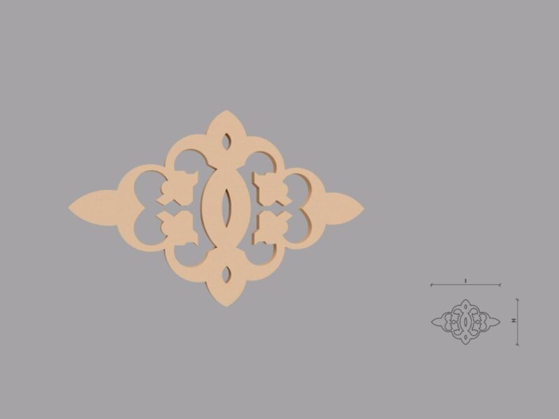 Ornament fatada FPADE06 500x330x40 mm - imagine 2