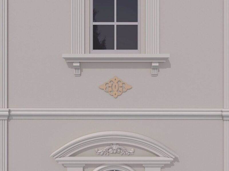 Ornament fatada FPADE06 500x330x40 mm - imagine 3