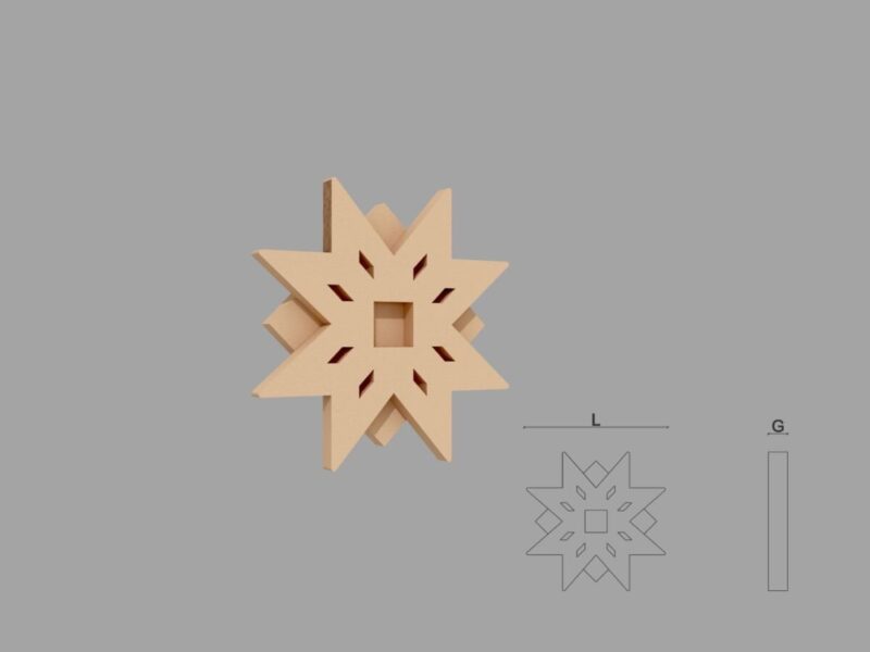 Ornament fatada FPADE11 40x250 mm - imagine 2