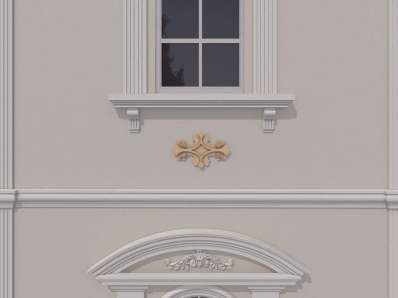 Ornament fatada FPADE13 600x400x40 mm - imagine 3