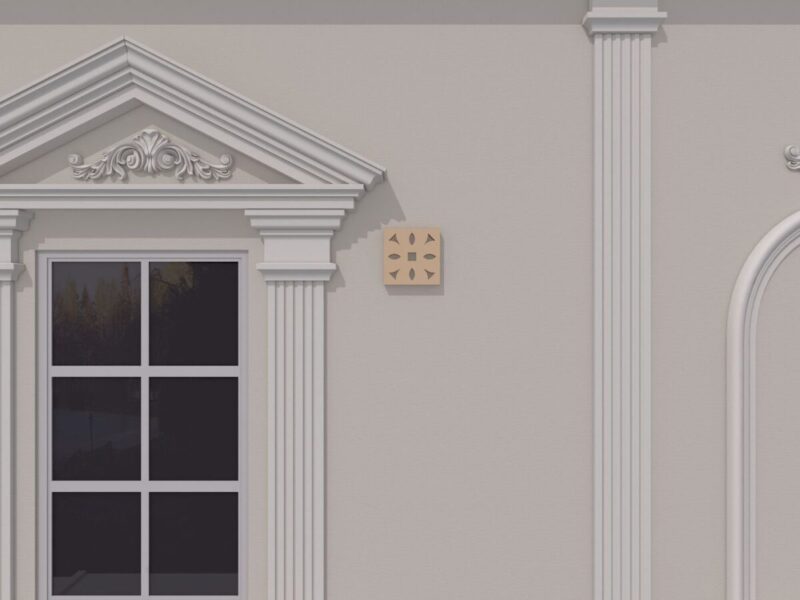 Ornament fatada FPADE15 200x200x40 mm - imagine 3
