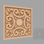 Ornament fatada FPADE18 400x400x40 mm