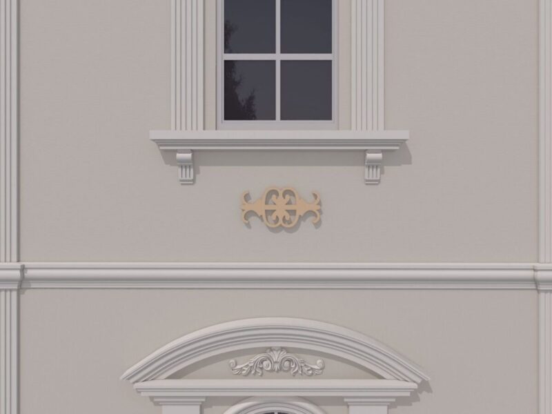 Ornament fatada FPADE19 600x400x40 mm - imagine 3