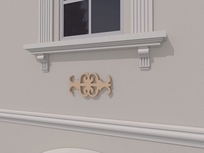 Ornament fatada FPADE19 600x400x40 mm - imagine 4