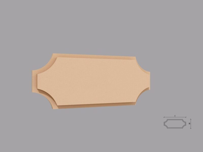 Ornament fatada FPADE5 475x200x40 mm - imagine 2