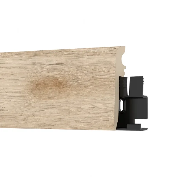 Plintă Arbiton Tore 80, Harlow Oak 158, maro deschis, MDF, 2.2 ml