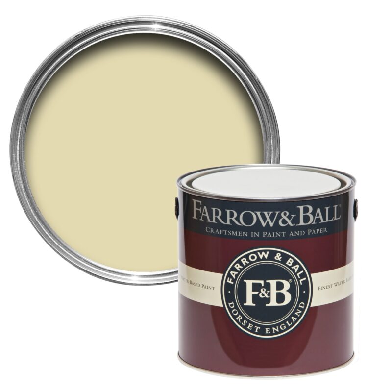 Vopsea galbena mata 7 la suta luciu pentru interior Farrow and Ball Mostra Pale Hound No. 71 100 ml