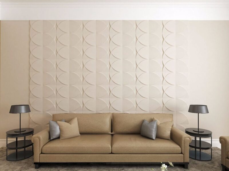 Panou decorativ 3D din poliuretan model AUSTRU 300x300x24 mm - imagine 4
