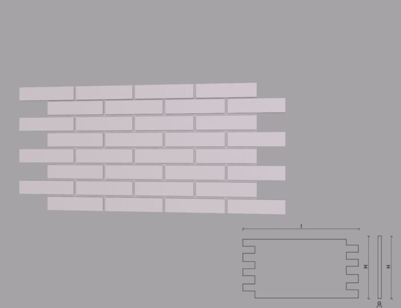 Panou decorativ 3D din poliuretan model CARAMIDA  500x1100x15 mm - imagine 4
