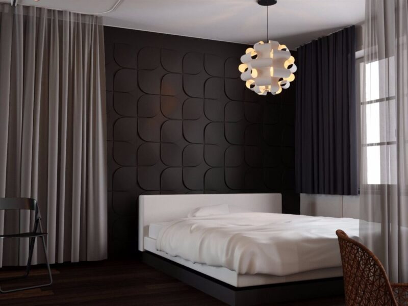 Panou decorativ 3D din poliuretan model FLORES 600x600x21 mm - imagine 4