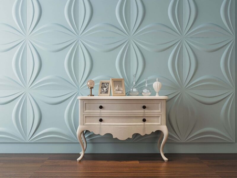 Panou decorativ 3D din poliuretan model LILIAC 600x600x 30 mm - imagine 4
