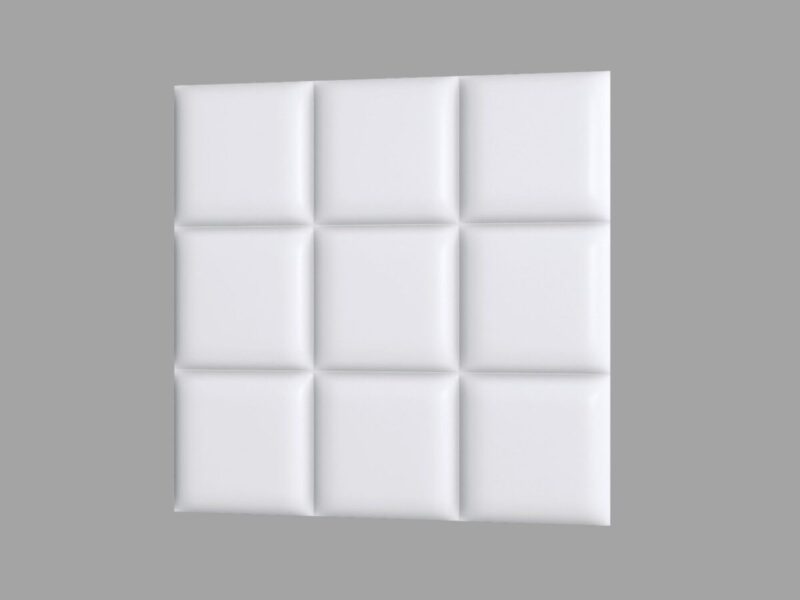 Panou decorativ 3D din poliuretan model RUBI 600x600x16 mm - imagine 2