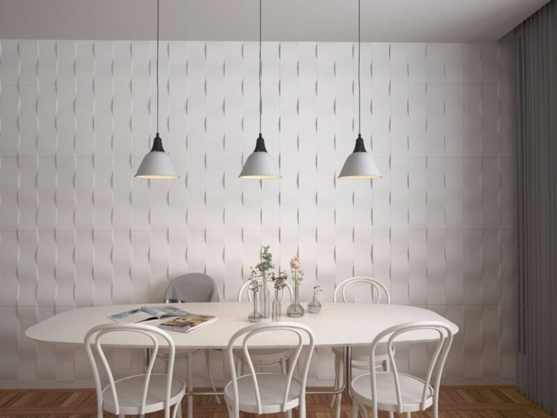 Panou decorativ 3D din poliuretan model STATERA 600x600x23 mm - imagine 4